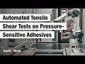 Robotic Testing System roboTest N for Lap Shear Tests on Bonded Adhesives
