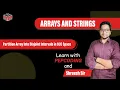 Partition Array Into Disjoint Intervals in O 1 Space Leetcode 915 Solution in Hindi