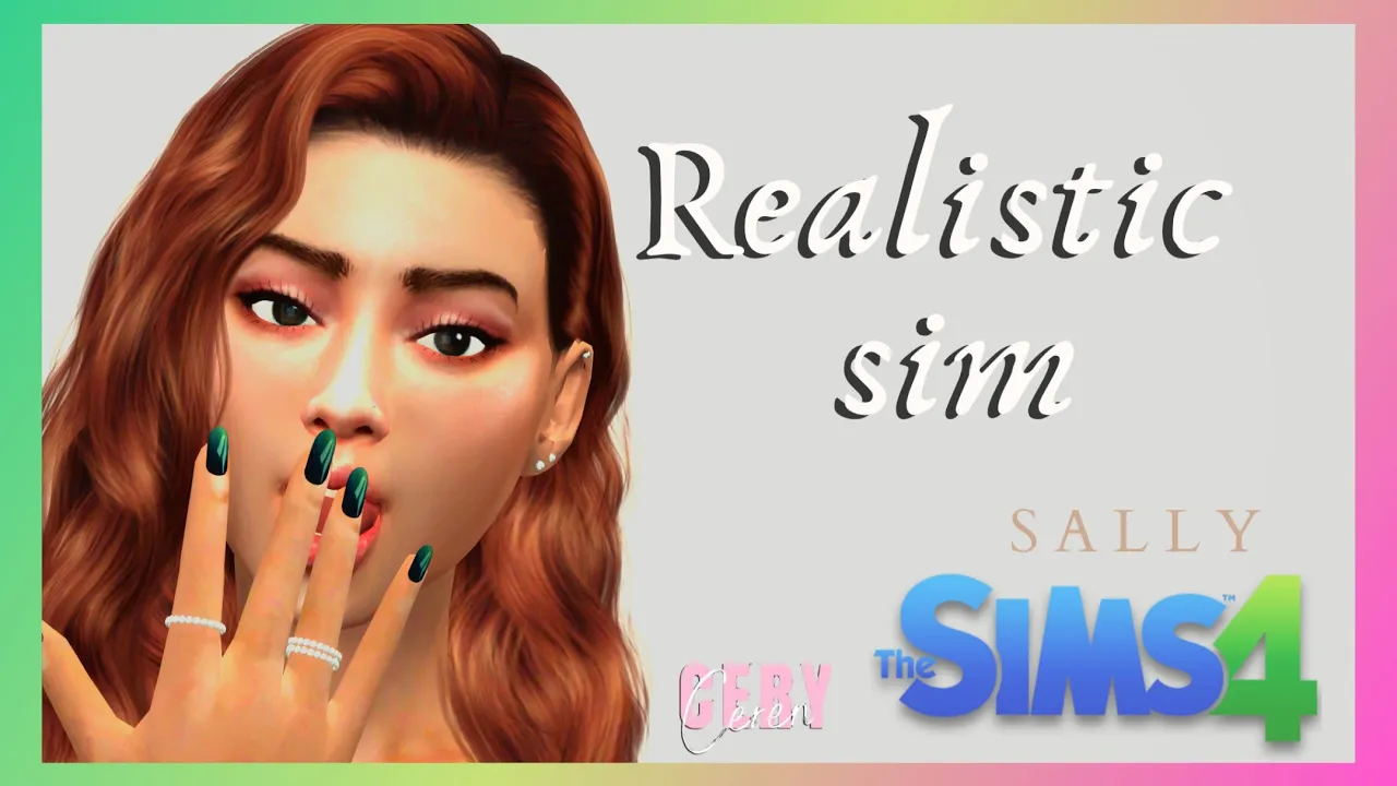 Sims 4 CAS - sims 4 sim tasarlama - sims 4 create a sim - sims 4 realistic sim