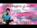 How to SIMULATE DETECT Keyboard key press in Easy Programming