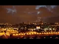 Bright Jerusalem Old City Lights Over Al Aqsa Stock Footage - hive