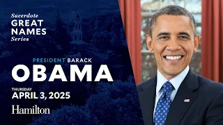 A Conversation with President Barack Obama | Hamilton College Sacerdote Great Names Series