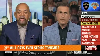 Pardon the Interruption Will Cavs even series tonight - Michael Wilbon on Knicks vs Cavaliers GM2