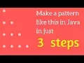 Making Pyramid Pattern in Java in just 3 simple steps Java Beginner Code With Z