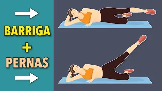Exercícios Para Pazer no Chão Antes de Dormir – Abdômen Chapado e Pernas Definidas