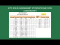 Assignment 37 - Let s solve Assignment 37 from 50 ms excel assignments VLOOKUP