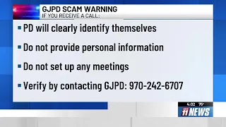 Imposters posing as Grand Junction police spark warning after suspicious calls across community