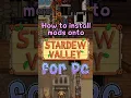 How to Mod Stardew Valley - In Under 1 Minute