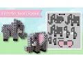 How To Make A Cute Perler Bead 3D Elephant
