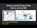 How to use SYSTAT software for data analysis