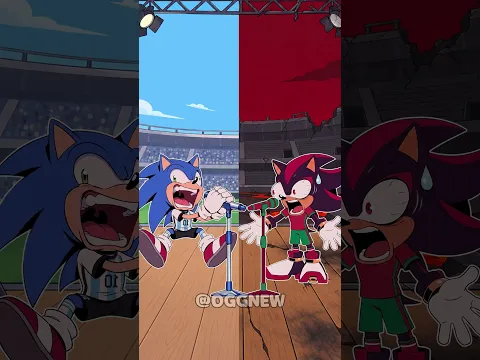 Sonic vs Shadow Cool 🧊 vs Hot 🔥 Singing Challenge! #SonicTheHedgehog #shorts #sonic