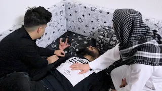 أخدت صديقي المتلبس بالجن لعند الشيخ  شاهد سبب دخول الجن  خالد النعيمي دندنها