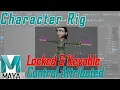 Character Rig Locked Keyable Attributes in MAYA How to control Rig with custom attributes