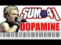 SUM 41 - Dopamine | PIANO COVER (Deryck Whibley's vocals)