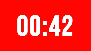 42 Second Timer With Alarm Without Music