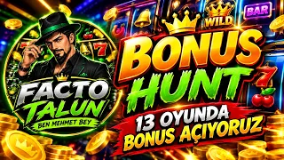 BONUS HUNT 🔷 13 SLOT OYUNUNDA BONUS AÇIYORUZ 🔷 #bonushunt #slot #slotvideoları #türkçebonushunt