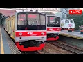 Download Lagu 🔴 NONTON RAMAINYA KERETA API PAGI DI STASIUN GAMBIR JAKARTA ! KRL CRRC, KA Bima, KA Argo Merbabu
