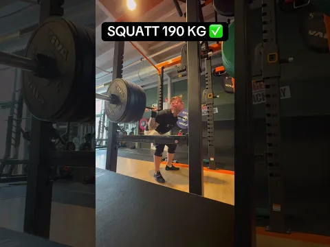 JE SQUATT 190KG ! #streetlifting #motivation