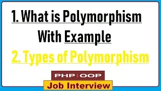 5 What is Polymorphism With Example Types of Polymorphism in PHP OOPS