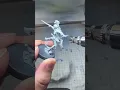 Coloring small area can be achieved with 0 2mm airbrush
