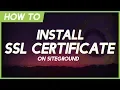 Siteground SSL Certificate