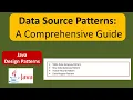Data Source Patterns Demystified A Comprehensive Guide
