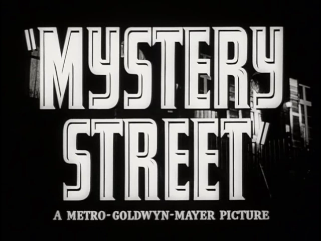 Mystery Street 1950 Trailer