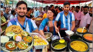 sirf 2 open maa bete ki first class ghar wali thali street food india