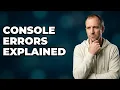 What Does The Browser Console Report As Errors