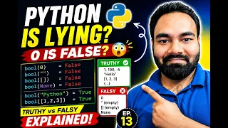 Python Booleans Made EASY Truthy vs Falsy Explained Python Mastery 2026 Episode 13