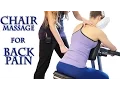 How To Chair Massage for Back Pain Neck Shoulders Back Most Relaxing Techniques ASMR