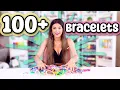 BEADED RUBBER BAND BRACELETS Rainbow Loom How To - Easy AutoLoom Designs