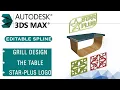 28-3ds max Examples of Editable Spline