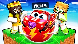 Me Converti en RAYO McQUEEN BEBE en Un Chunk!
