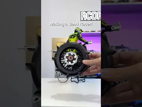 Upgrading an RC bike to Race on Sand!