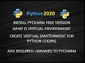 95-How to Install PyCharm Create Environment in PyCharm for Python Project Virtual Environment