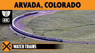 Big 10 Curve at Arvada Colorado USA LIVE Train Camera PTZ