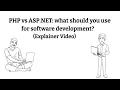 PHP vs ASP NET what should you use for Software Development