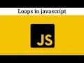 13 loops in javascript