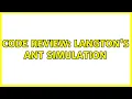 Code Review Langton s Ant simulation