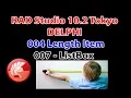 Rad Studio Delphi 007 ListBox - 004 Items Length