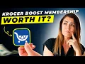 Kroger Boost Membership Review 2025 Pros and Cons - Honest Unbiased