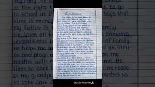 My Father Essay In English Handwriting Englishessay Essaywriting Englishparagraph Ytshort  My Father Essay In English Handwriting Englishessay Essaywriting Englishparagraph Ytshort