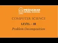 Kids Tech Computer Course Class 3 Problem Decomposition