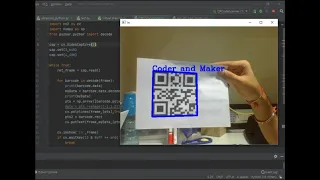 QR Code Scanner Using OpenCV In Python Demo