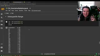 Range and IQR in Python