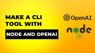 Make a CLI tool with Node and OpenAI to boost your productivity