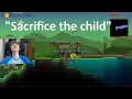 Technoblade tries to drown TommyInnit in Terraria