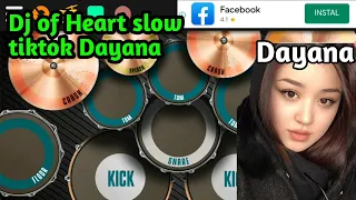 Download Dj jar of heart slow tiktok Dayana-cover real drum MP3