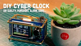 Satisfying Building a Cyber Smart Clock Air Quality Pomodoro Alarm